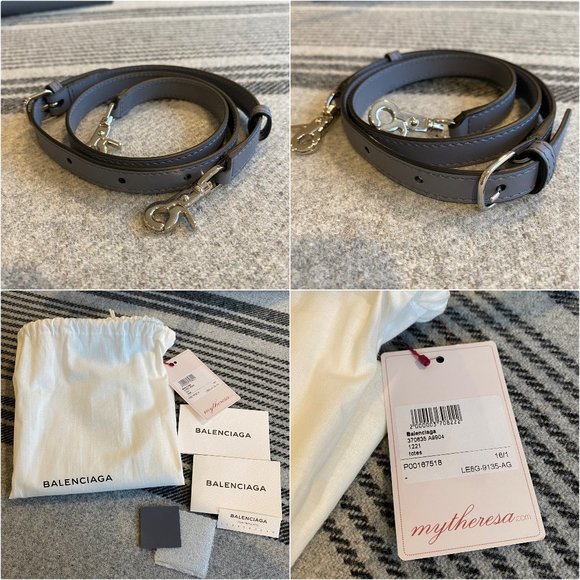 Balenciaga Le Dix Zip Cartable S Shoulder Bag, Color Gris Graphite - Picture 11 of 13